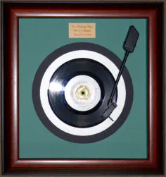 frame with 45 rpm record